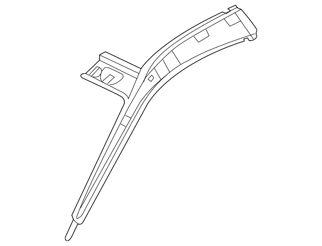 Inner Windshield Pillar - Driver's Side (LH) - Nissan (76305-6GC0A)