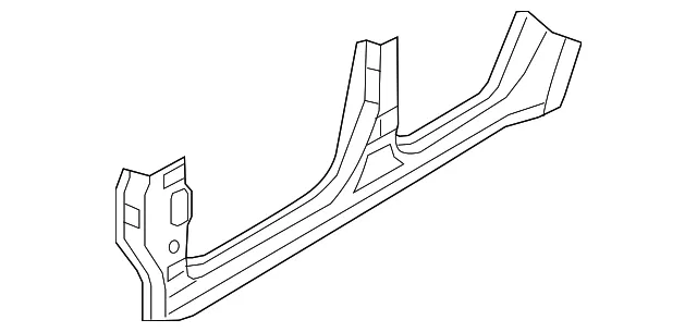 Outer Rocker Panel - Passenger Side (RH) - Nissan (76410-1LA9A)