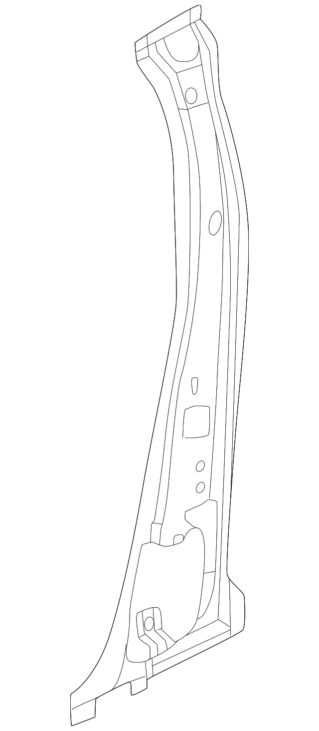 Center Pillar Assembly, Inner Right - Nissan (76530-5MP0A)