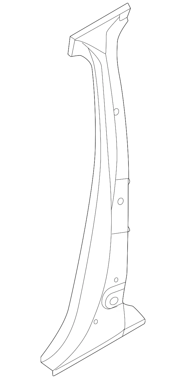 Body B-Pillar Reinforcement - Nissan (76570-7JA0A)
