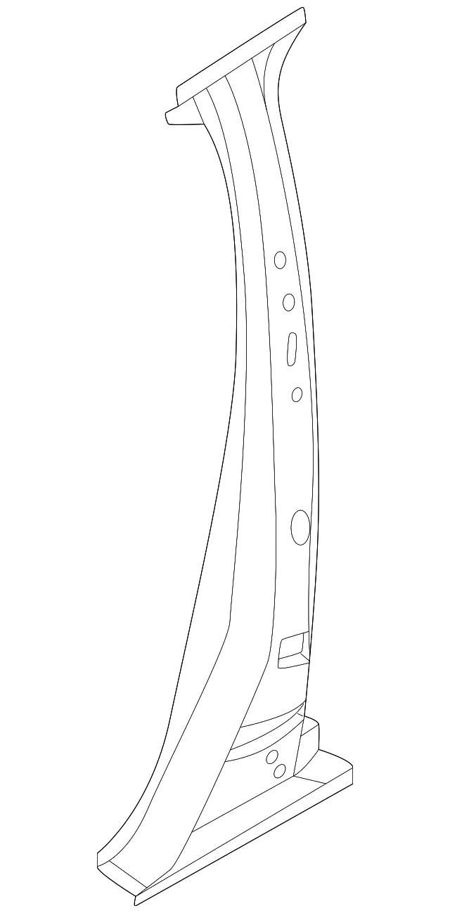 Body B-Pillar Reinforcement - Nissan (76571-5MP2A)
