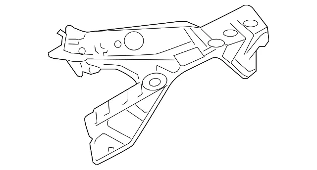 Rear Inner Pillar, Right - Nissan (76630-JW90A)