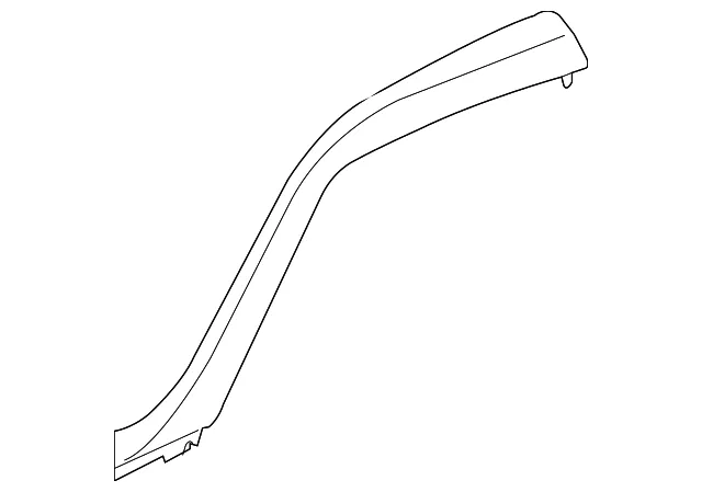 Pillar Molding - Passenger Side (RH) - Nissan (76836-1EA0B)