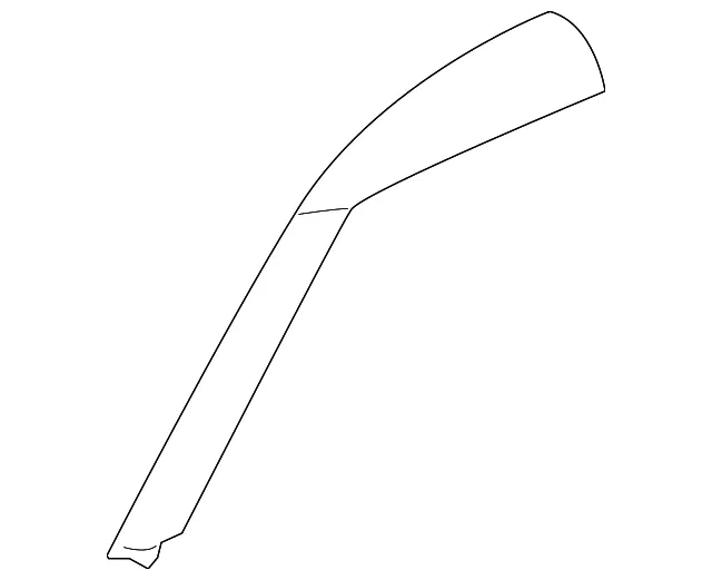 Pillar Molding - Driver's Side (LH) - Nissan (76837-6AV0A)