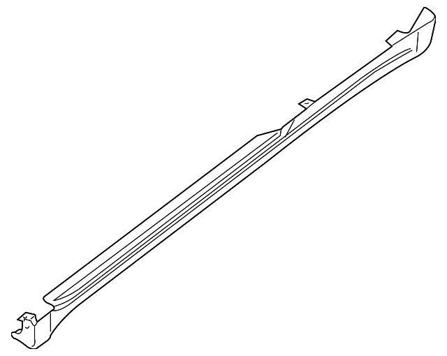 Rocker Molding - Passenger Side (RH) - Nissan (76850-JA000)