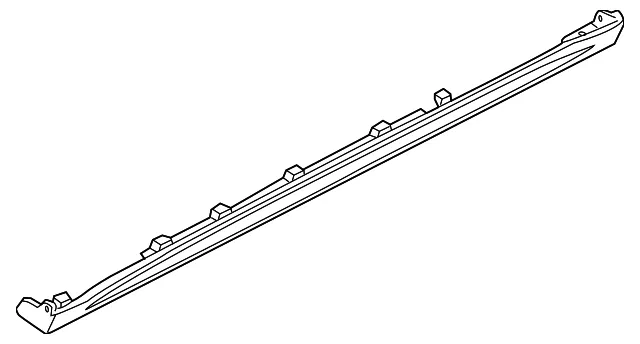 Rocker Molding - Driver's Side (LH) - Nissan (76851-4FU4A)