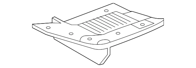 Front Deflector - Driver's Side (LH) - Nissan (76853-1VK0A)