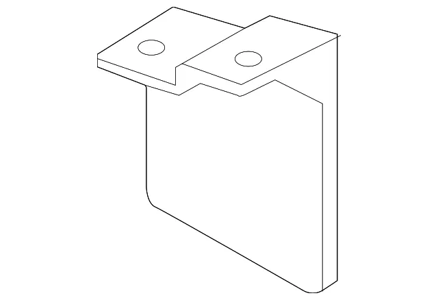 Rear Deflector - Driver's Side (LH) - Nissan (76857-1VK0A)