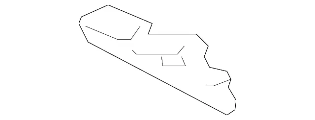 Stone Deflector - Driver's Side (LH) - Nissan (76857-JW90A)