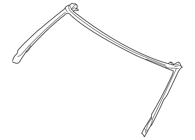 Windshield Frame Weatherstrip Seal - Nissan (76860-1ET0B)