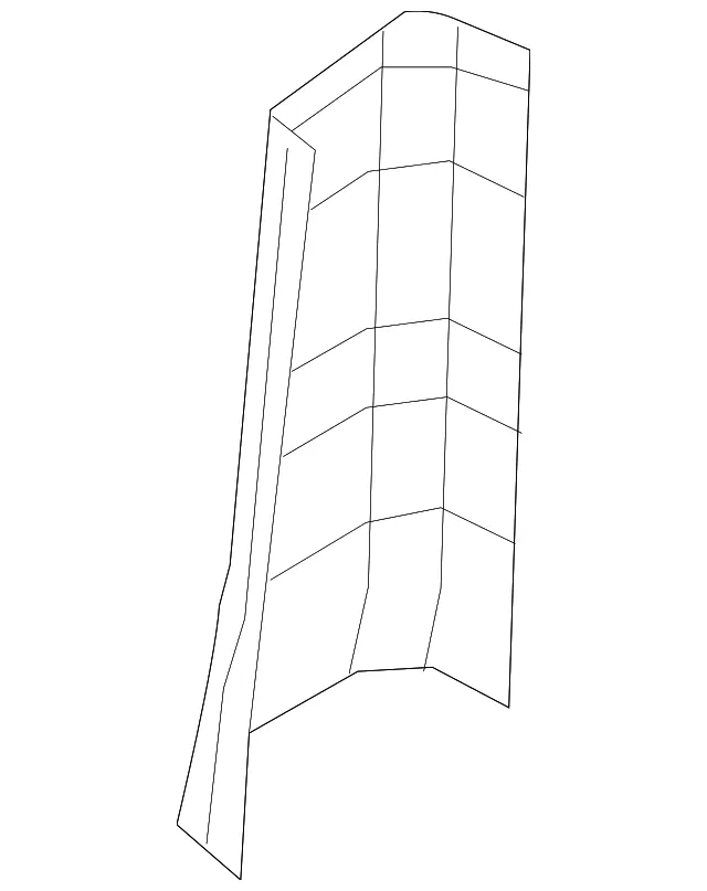 Door Pillar Post Trim Set - Nissan (76901-1PB0A)