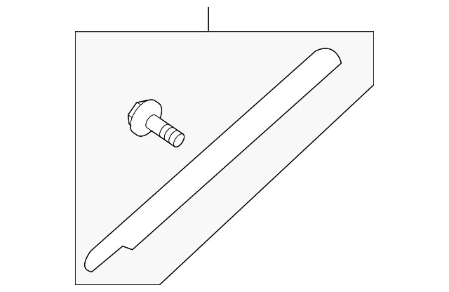 Windshield Pillar Trim - Driver's Side (LH) - Nissan (76912-62B0A)