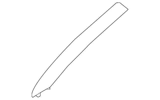 Body A-Pillar Trim Panel - Nissan (76912-7BA2A)