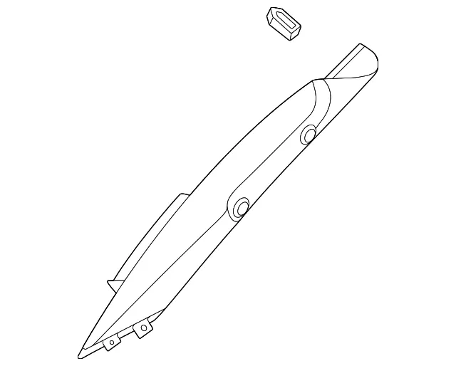 Body A-Pillar Trim Panel - Nissan (76912-7JA0A)