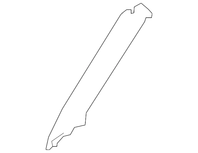 Windshield Pillar Trim - Driver's Side (LH) - Nissan (76912-9JH0A)