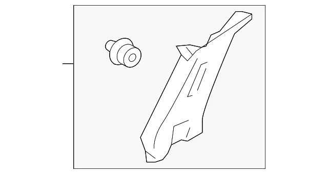 Upper Center Pillar Trim - Passenger Side (RH) - Nissan (76913-1LZ0A)