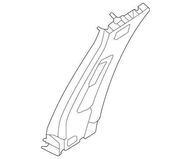 Door Pillar Post Trim Set - Nissan (76914-6RA0B)