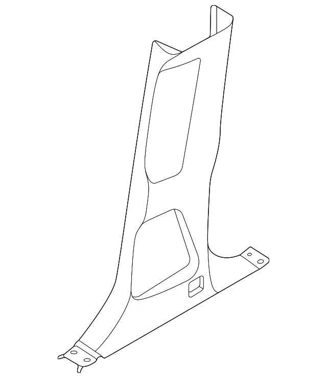 Door Pillar Post Trim Set - Nissan (76915-7JA1A)