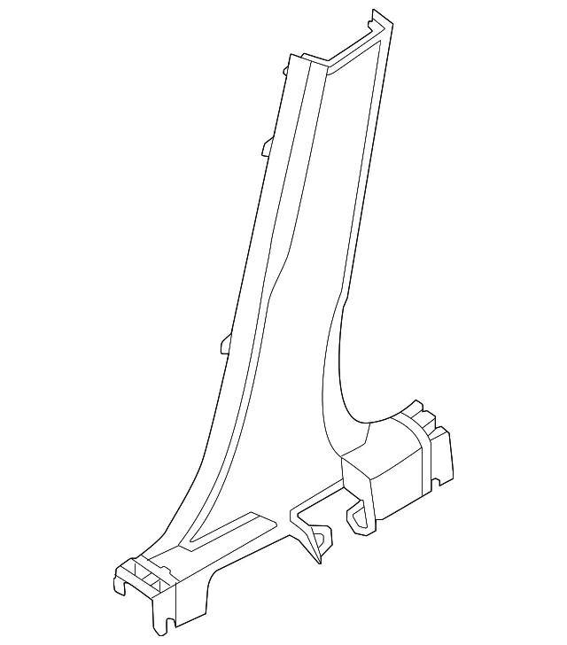Door Pillar Post Trim Set - Nissan (76916-6RR0A)