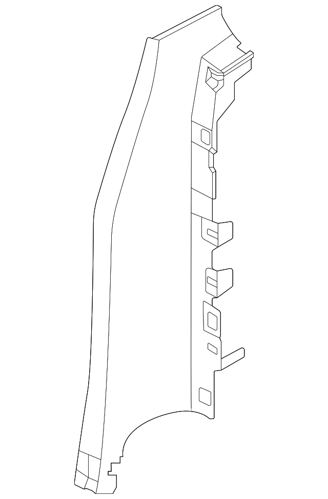Door Pillar Post Trim Set - Nissan (76916-9BU1A)