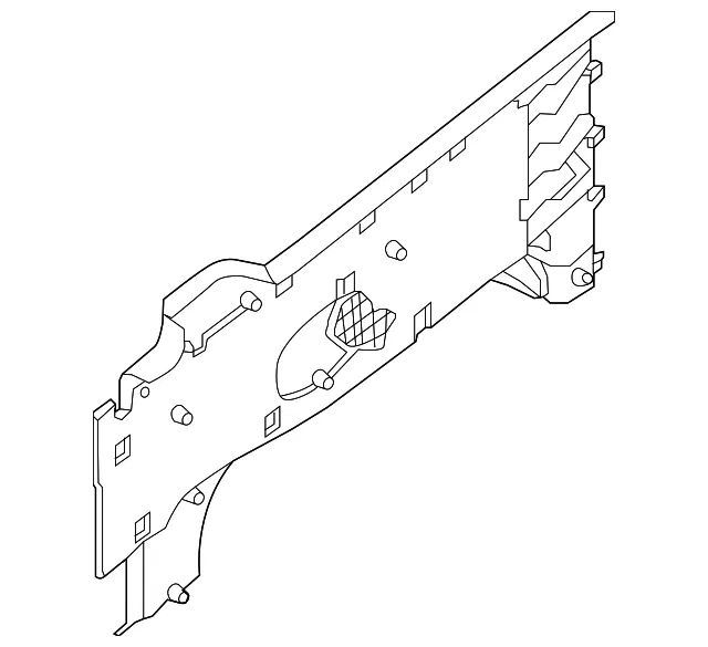 Interior Quarter Panel Trim Panel - Nissan (76918-1PB0A)