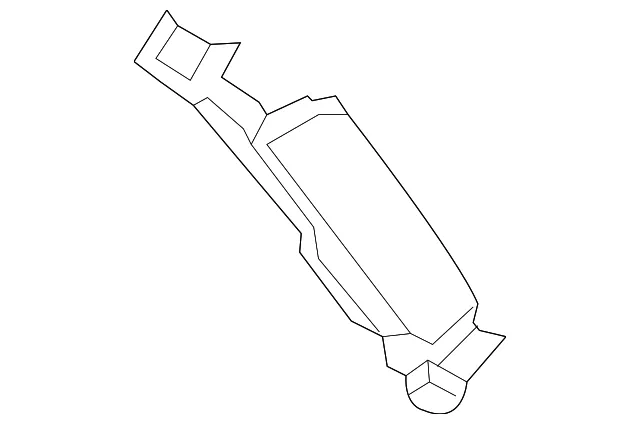 Lock Pillar Trim - Passenger Side (RH) - Nissan (76934-3KS4A)