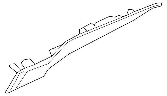 Upper Quarter Trim - Passenger Side (RH) - Nissan (76934-9DJ0B)