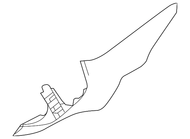 Rear Pillar Finisher, Left - Nissan (76935-5EF0A)