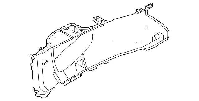 Interior Quarter Panel Trim Panel - Nissan (76935-6RA2B)