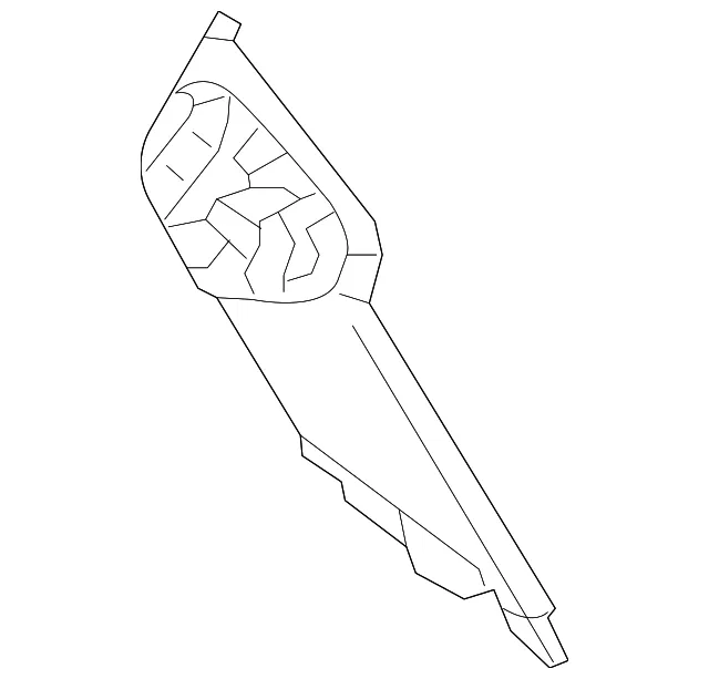 Rear Pillar Trim - Driver's Side (LH) - Nissan (76937-3KA2A)