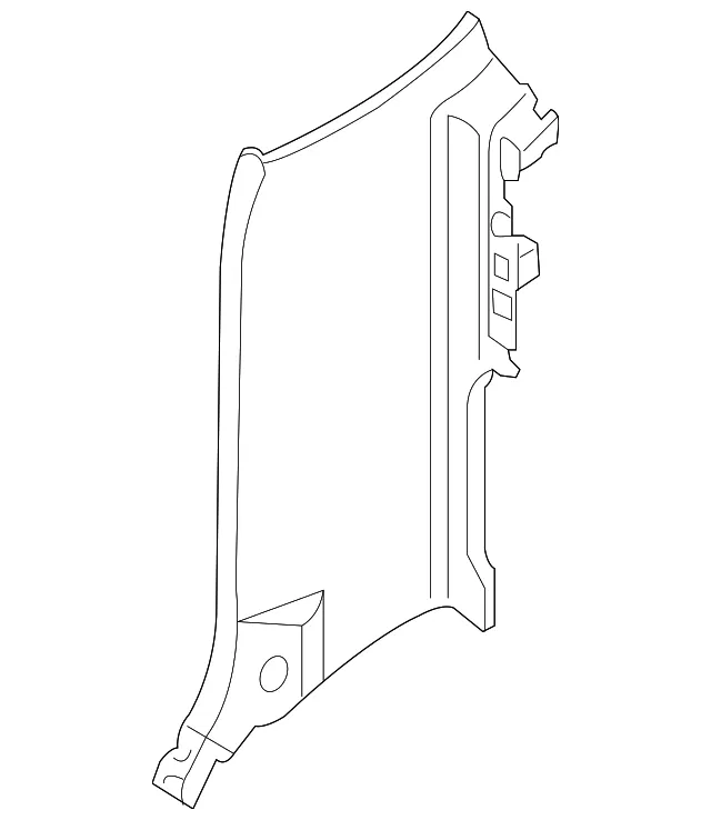 Body C-Pillar Trim Panel - Nissan (76939-9BU1A)