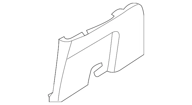 Body B-Pillar Trim Panel Cap - Nissan (76974-EA002)