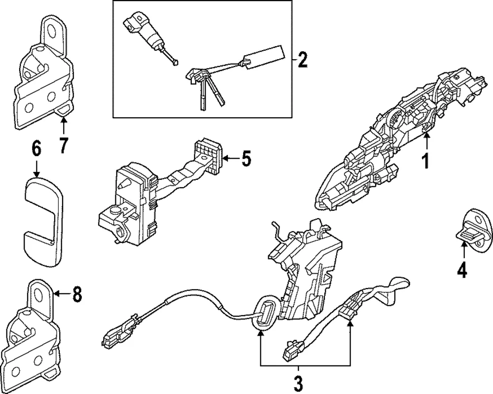 Door Check - Kia (76980-XG000)