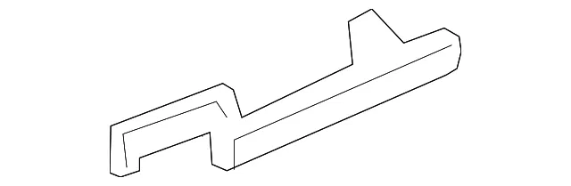 Upper Quarter Trim Cap - Passenger Side (RH) - Nissan (76989-4RA1A)