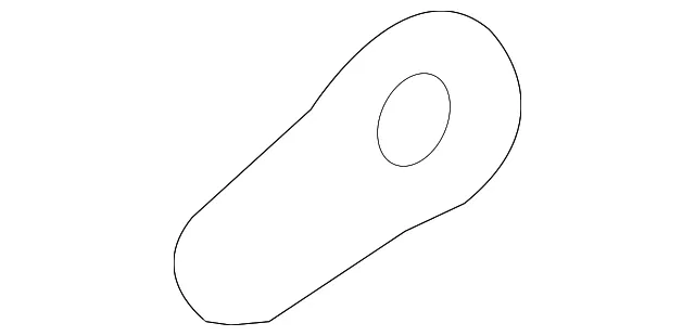 Lower Quarter Trim Bracket - Passenger Side (RH) - Nissan (76994-1EA1A)