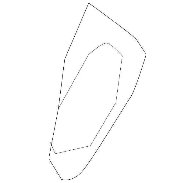 Deflector - Driver's Side (LH) - Nissan (769G1-9FT0B)