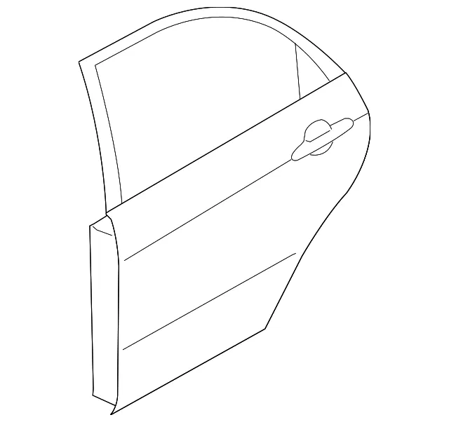 Door Shell - Driver's Side (LH) - Kia (77003-2F010)