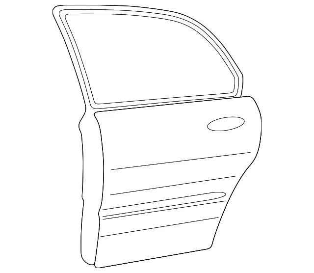Door Shell - Kia (77003-2G010)