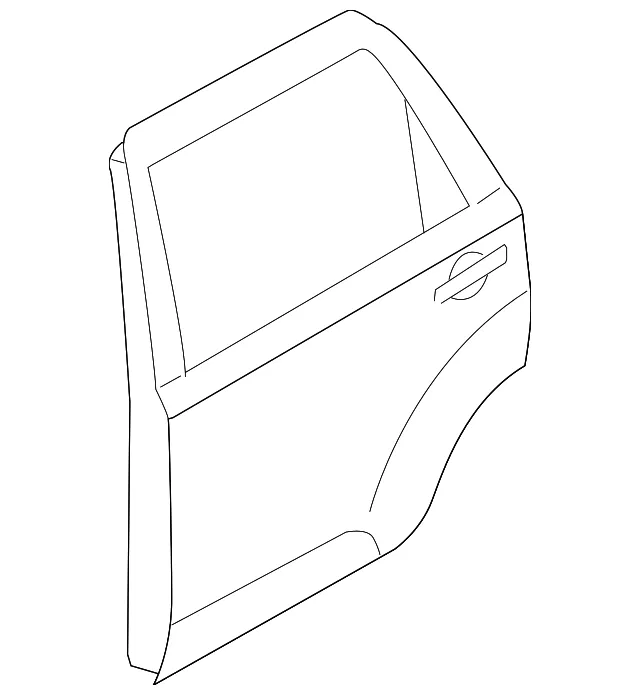 Door Shell - Driver's Side (LH) - Kia (77003-2J010)