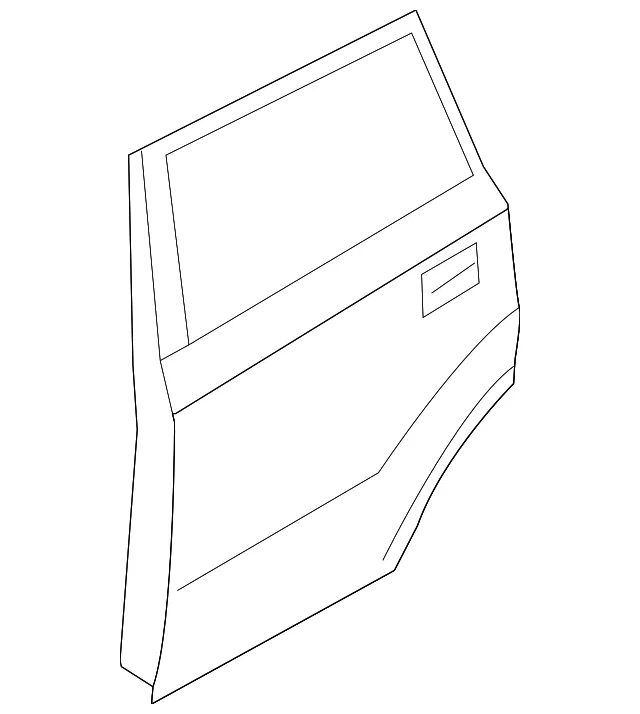 Door Shell - Driver's Side (LH) - Kia (77003-2K521)