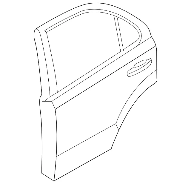 Door Shell - Driver's Side (LH) - Kia (77003-3E100)