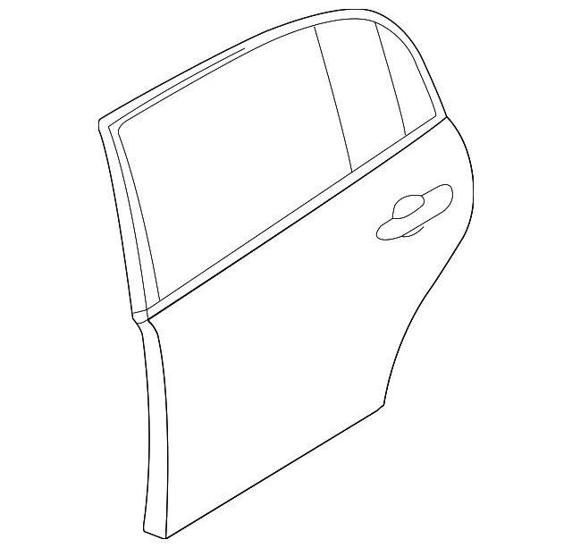 Door Shell - Driver's Side (LH) - Kia (77003-3F510)