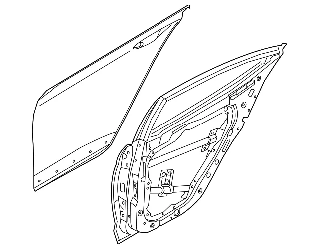 Door Shell - Kia (77003-CV000)