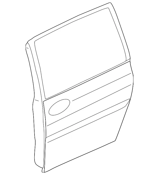 Door Shell - Passenger Side (RH) - Kia (77004-4D010)