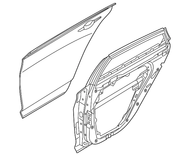 Door Shell - Kia (77004-L2000)