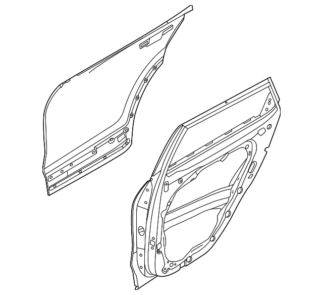 Door Shell - Kia (77004-Q5000)