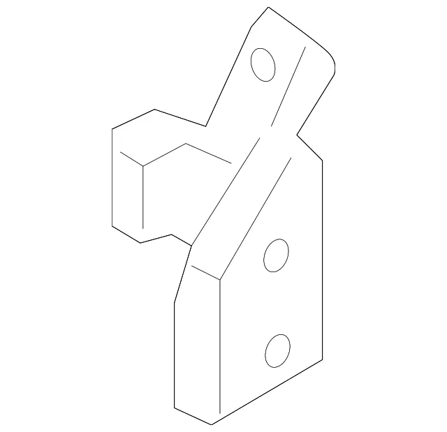 Upper Hinge - Driver's Side (LH) - Kia (77910-J6000)
