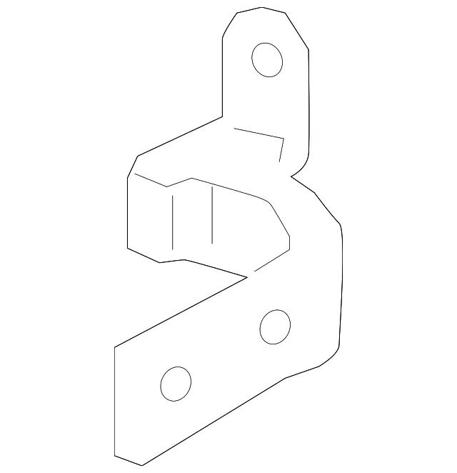 Lower Hinge - Passenger Side (RH) - Kia (77925-J6000)