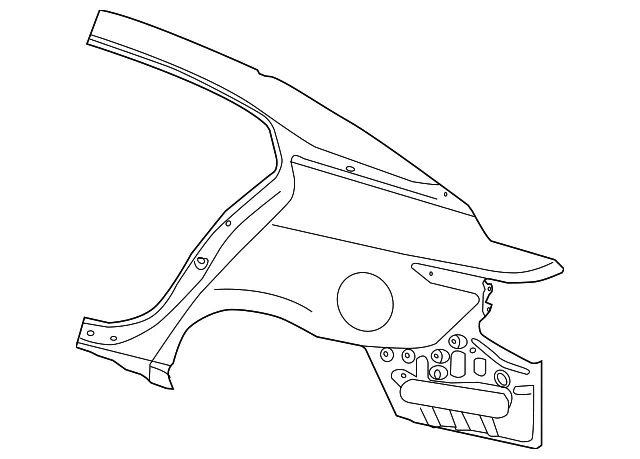 Quarter Panel - Nissan (78112-4RA0A)