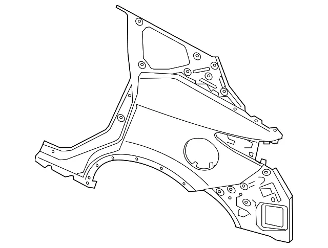 Quarter Panel - Nissan (78112-5AA0A)